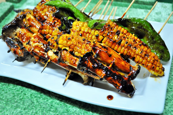 夏野菜のかば焼き